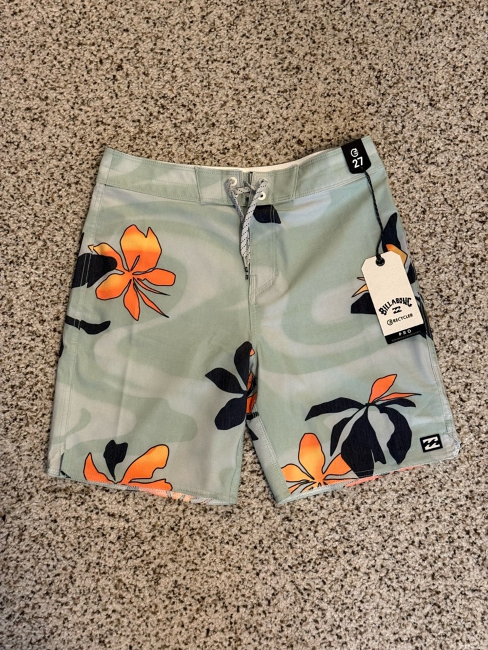 Billabong Recycler Pro Performance Board Shorts NWT Size 27 Surf Swim Shorts